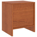 Comodini 2 pz Ambrati 35x30x40 cm in Legno Massello di Pino