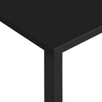 Scrivania per Computer Nera 105x50x72 cm in MDF e Metallo