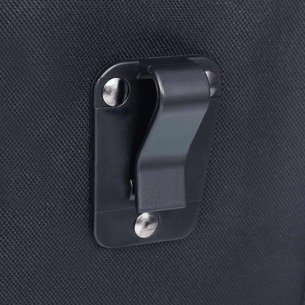 Borsa Singola Bicicletta Impermeabile per Portapacchi 21 L Nero
