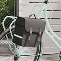 Borsa Singola Bicicletta Impermeabile per Portapacchi 21 L Nero