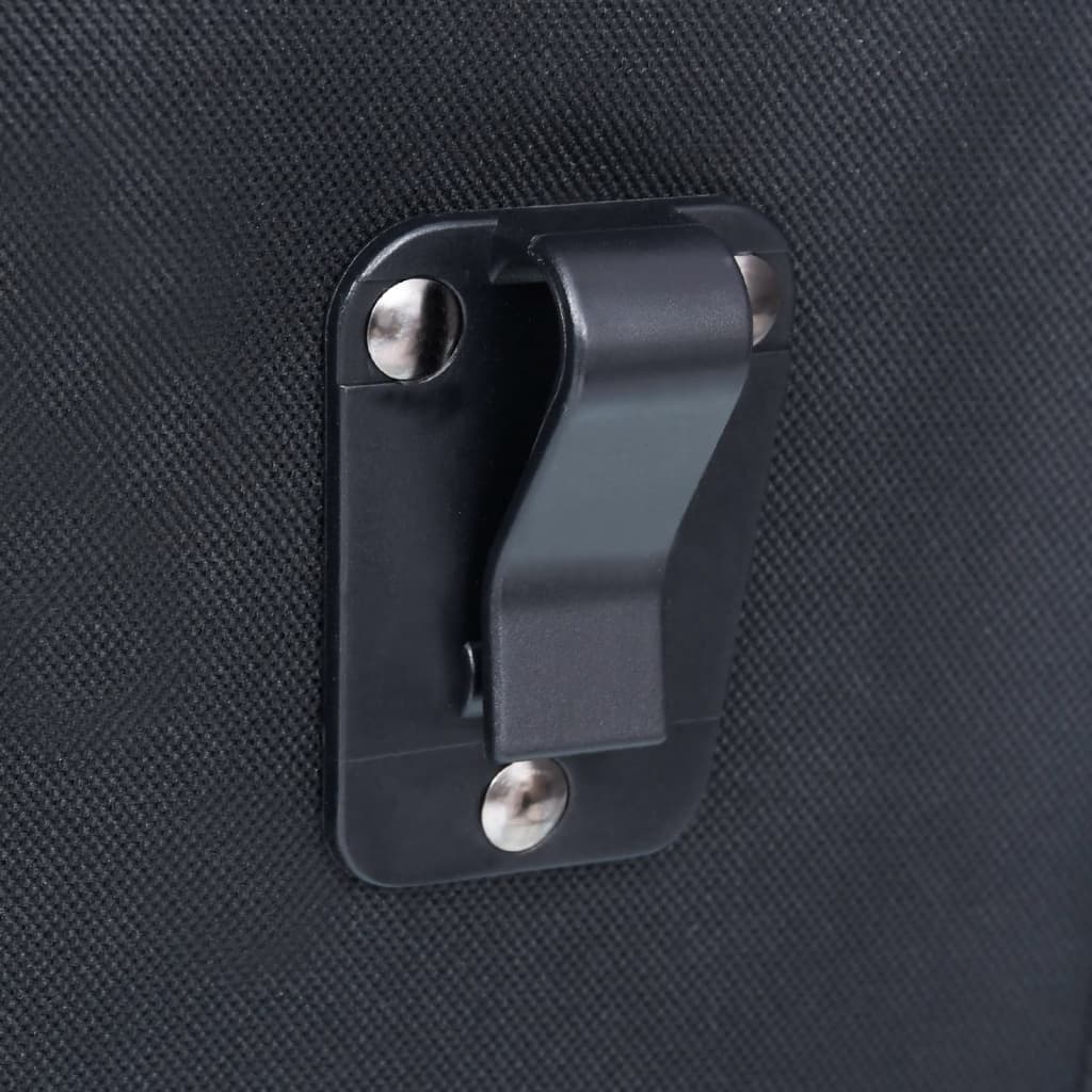 Borsa Singola Bicicletta Impermeabile per Portapacchi 21 L Nero