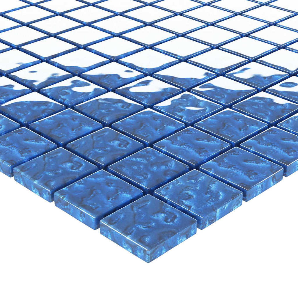 Piastrella Mosaic 11 pcs Blu 50 x 50 cm Vetro