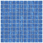 Piastrella Mosaic 11 pcs Blu 50 x 50 cm Vetro