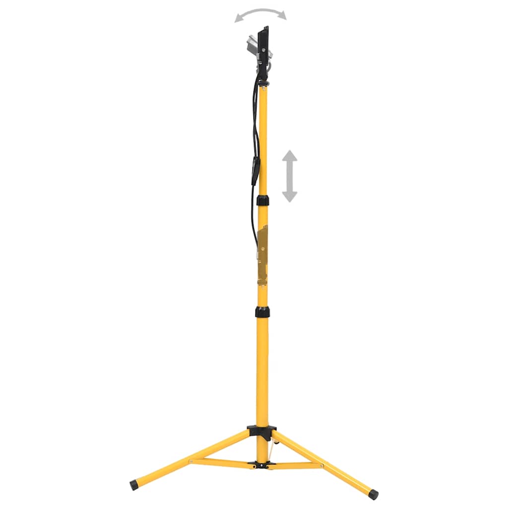 Faretto a LED con Treppiede 2x30 W Bianco Caldo