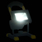 Faretto a LED Ricaricabile con Maniglia 30 W Luce Bianca Fredda 1500 Lumen