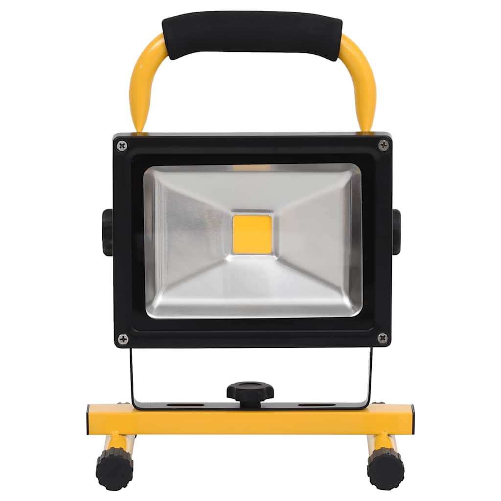Faretto a LED Ricaricabile con Maniglia 30 W Luce Bianca Fredda 1500 Lumen