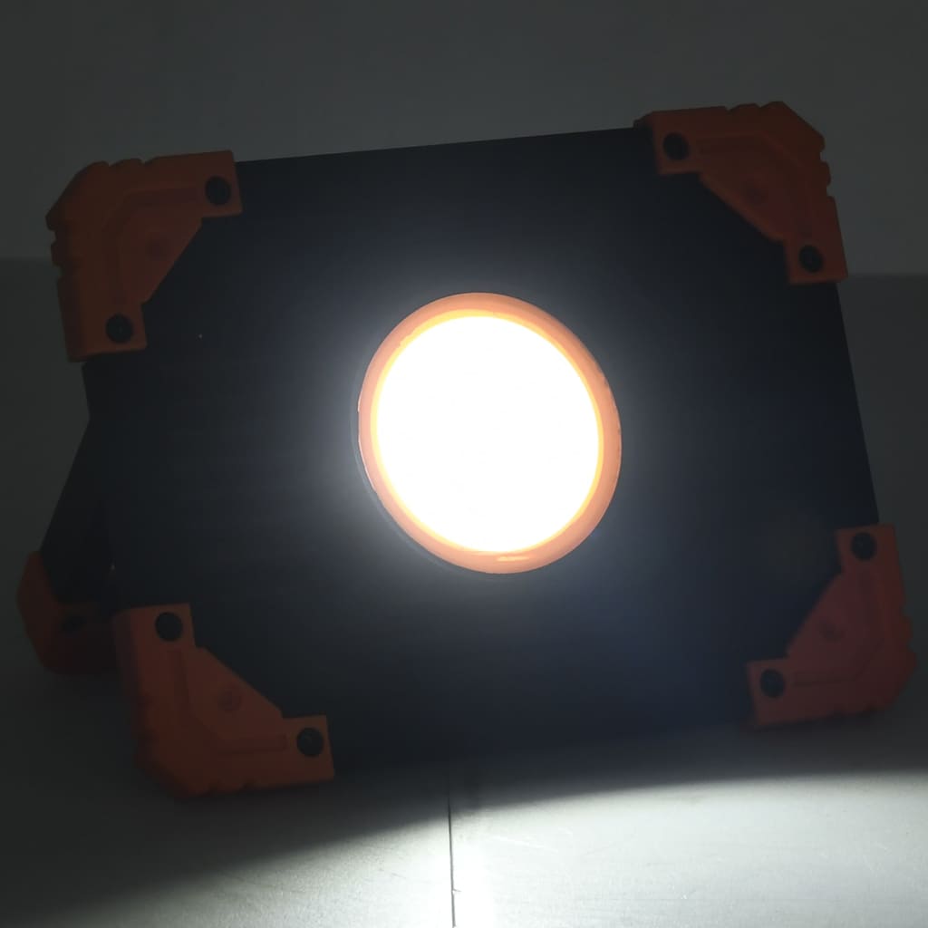 Faretto a LED Portatile 10W Bianco Freddo - Luce da Lavoro 500 Lumen
