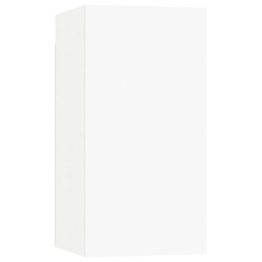 Mobile Porta TV Bianco 30,5x30x60 cm in Legno Multistrato