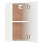 Mobili TV Bianchi 2 pz 30,5x30x60 cm in Legno Multistrato