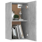 Mobile Porta TV Grigio Cemento 30,5x30x60 cm Legno Multistrato