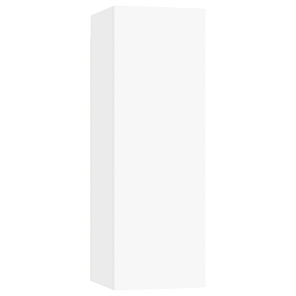 Mobile Porta TV Bianco 30,5x30x90 cm in Legno Multistrato