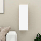 Mobile Porta TV Bianco 30,5x30x90 cm in Legno Multistrato