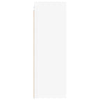 Mobili Porta TV 2pz Bianchi 30,5x30x90 cm in Legno Multistrato