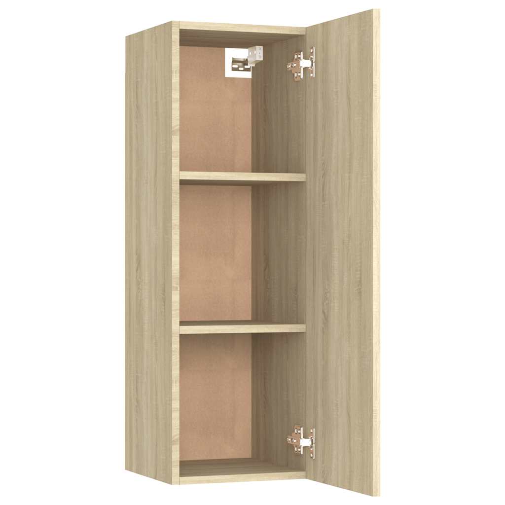 Mobili TV 2pz Rovere Sonoma 30,5x30x90 cm in Legno Multistrato