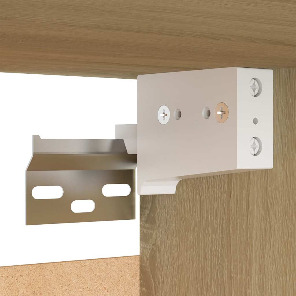 Mobili TV 2pz Rovere Sonoma 30,5x30x90 cm in Legno Multistrato