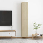 Mobili TV 2pz Rovere Sonoma 30,5x30x90 cm in Legno Multistrato
