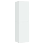 Mobile Porta TV Bianco 30,5x30x110 cm in Legno Multistrato