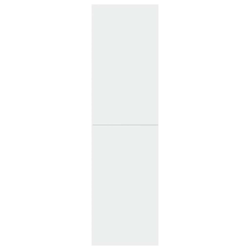 Mobile Porta TV Bianco 30,5x30x110 cm in Legno Multistrato