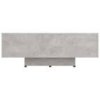 Tavolino Salotto Grigio Cemento 85x55x31 cm Legno Multistrato