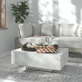 Tavolino Salotto Grigio Cemento 85x55x31 cm Legno Multistrato