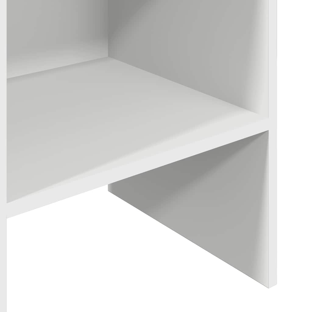 Libreria Bianca 40x35x180 cm in Legno Multistrato