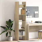 Libreria Rovere Sonoma 40x35x180 cm in Legno Multistrato