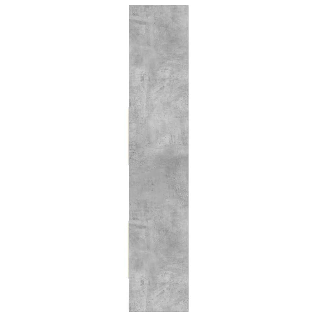 Libreria Grigio Cemento 40x35x180 cm in Legno Multistrato