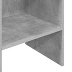 Libreria Grigio Cemento 40x35x180 cm in Legno Multistrato