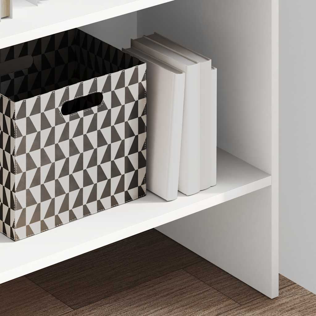 Libreria Bianca 60x35x180 cm in Legno Multistrato