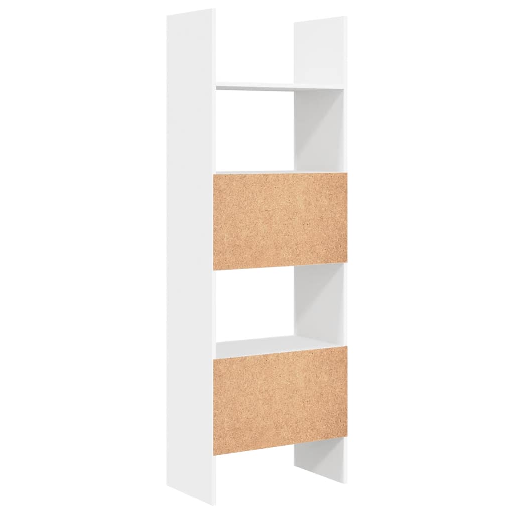 Libreria Bianca 60x35x180 cm in Legno Multistrato
