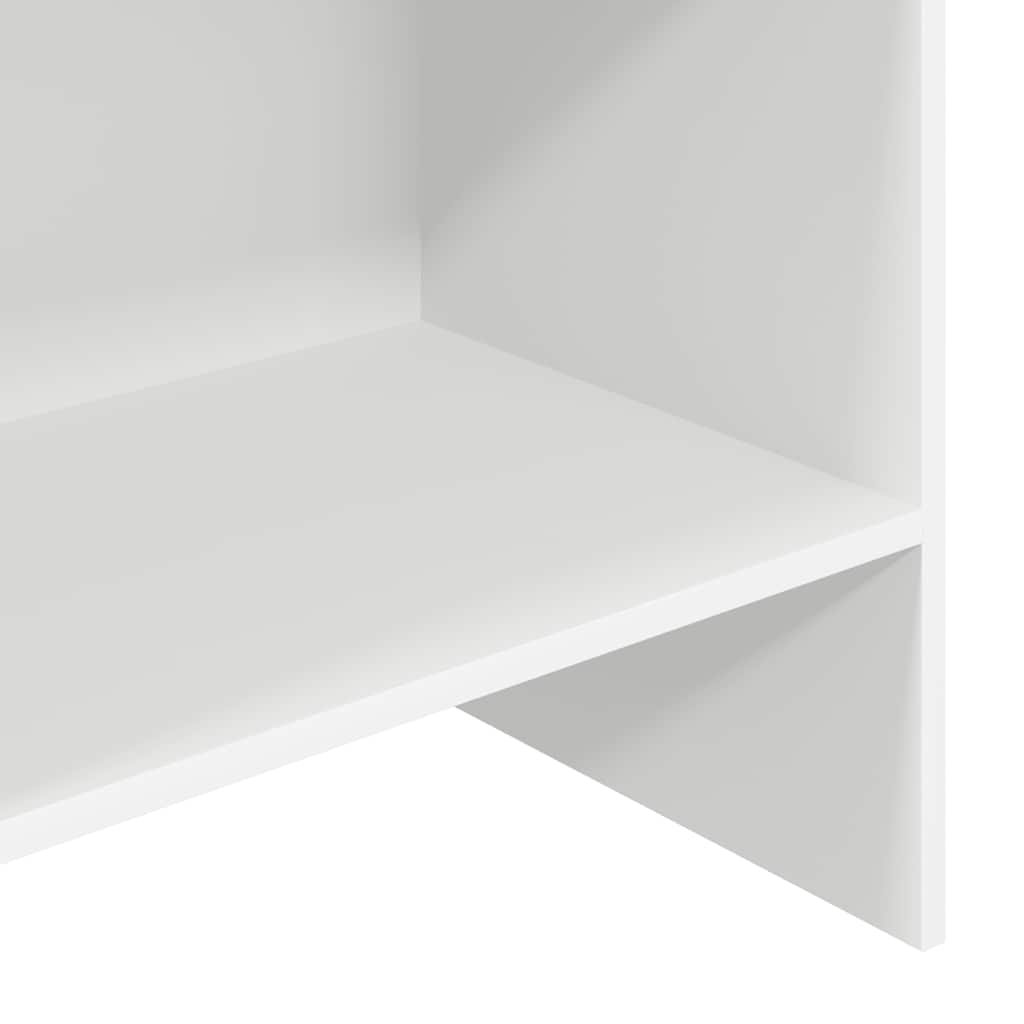 Libreria Bianca 60x35x180 cm in Legno Multistrato