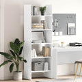 Libreria Bianca 60x35x180 cm in Legno Multistrato