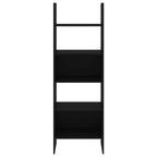 Libreria Nera 60x35x180 cm in Legno Multistrato
