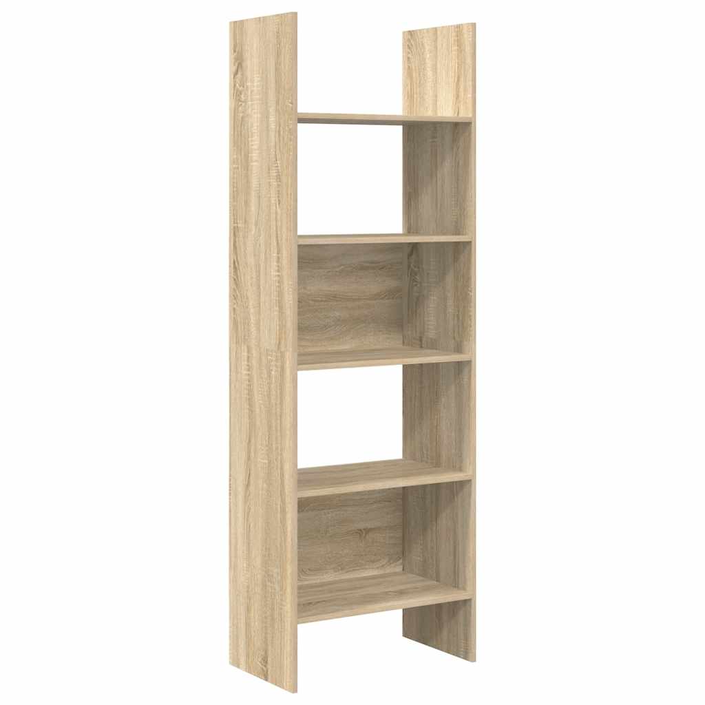 Libreria Rovere Sonoma 60x35x180 cm in Legno Multistrato