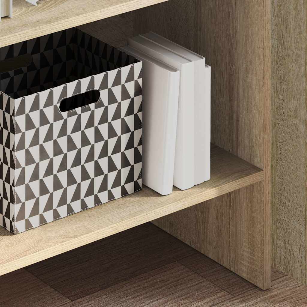 Libreria Rovere Sonoma 60x35x180 cm in Legno Multistrato