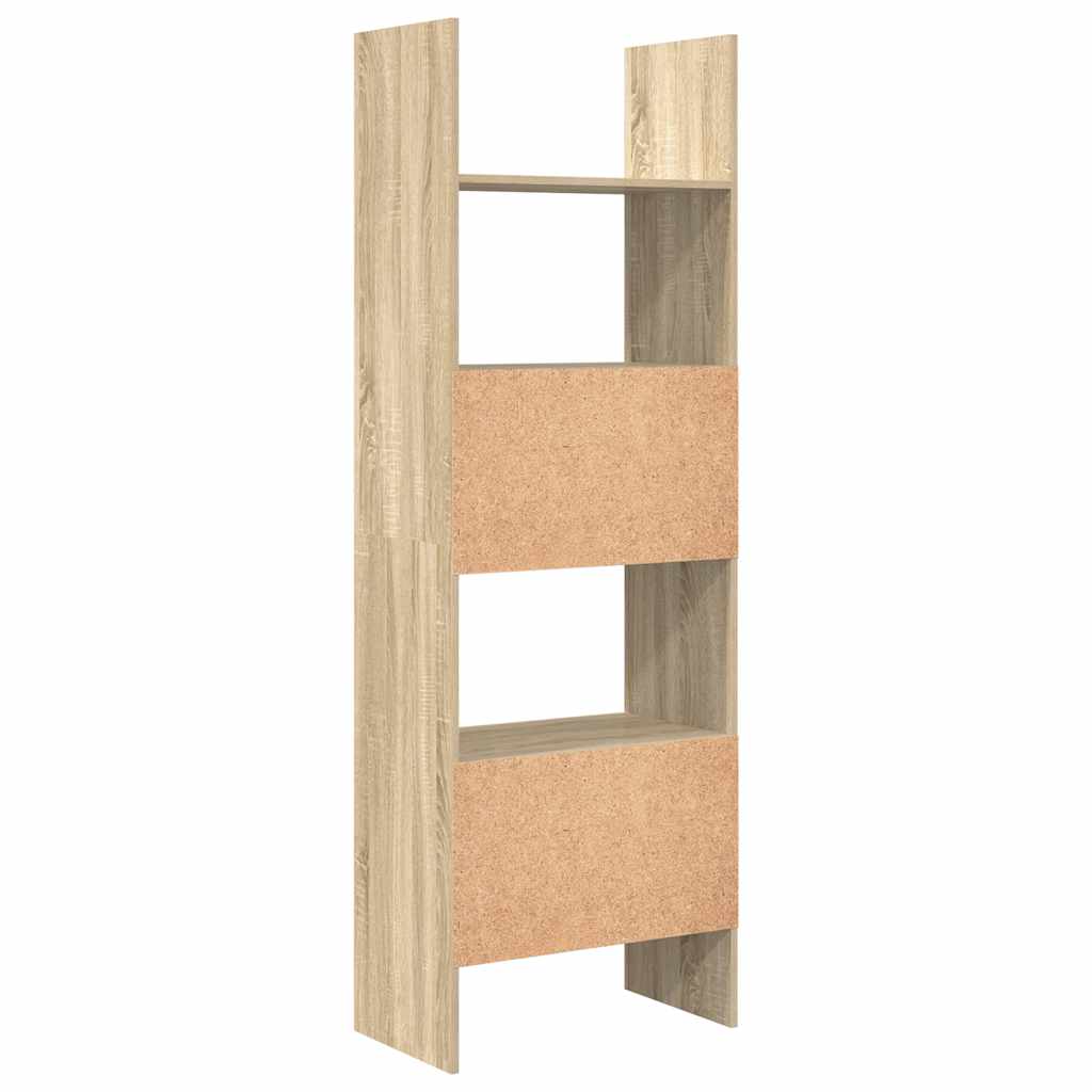 Libreria Rovere Sonoma 60x35x180 cm in Legno Multistrato