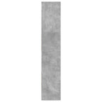 Libreria Grigio Cemento 60x35x180 cm in Legno Multistrato