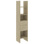 Libreria Rovere Sonoma 40x35x180 cm in Legno Multistrato