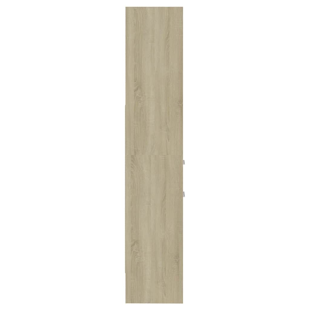 Libreria Rovere Sonoma 40x35x180 cm in Legno Multistrato
