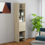 Libreria Rovere Sonoma 40x35x180 cm in Legno Multistrato