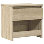Comodino Rovere Sonoma 40x30x39 cm in Legno Multistrato