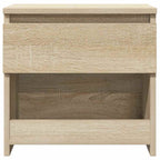 Comodino Rovere Sonoma 40x30x39 cm in Legno Multistrato