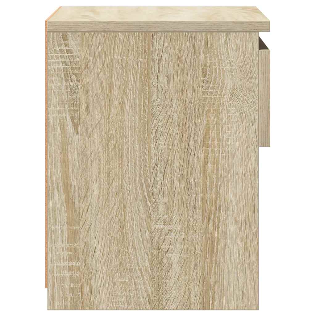 Comodino Rovere Sonoma 40x30x39 cm in Legno Multistrato