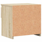 Comodino Rovere Sonoma 40x30x39 cm in Legno Multistrato