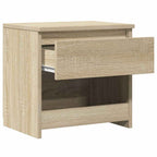 Comodino Rovere Sonoma 40x30x39 cm in Legno Multistrato