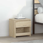 Comodino Rovere Sonoma 40x30x39 cm in Legno Multistrato