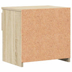 Comodini 2pz Rovere Sonoma 40x30x39 cm in Legno Multistrato
