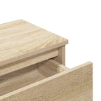 Comodini 2pz Rovere Sonoma 40x30x39 cm in Legno Multistrato