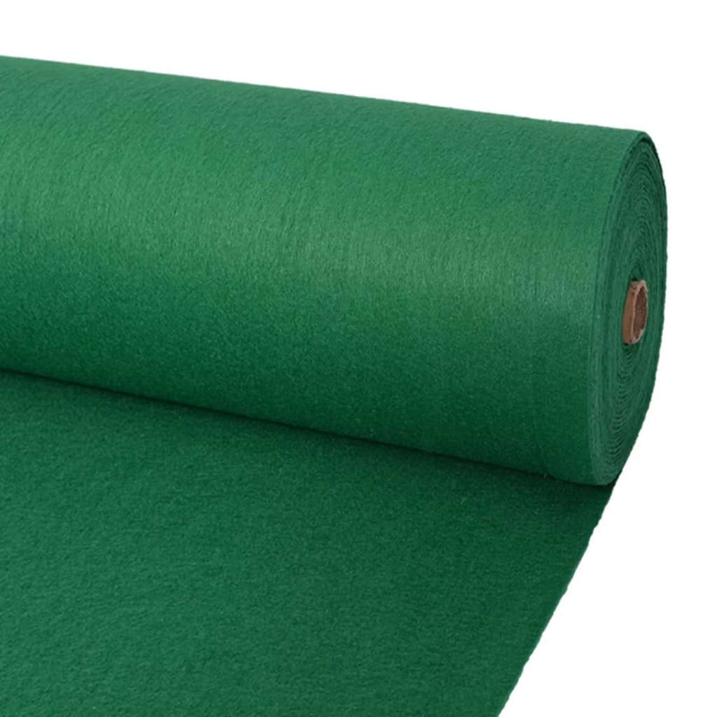 Tappeto Tinta unita Verde 1,2 x 12 m Poliestere