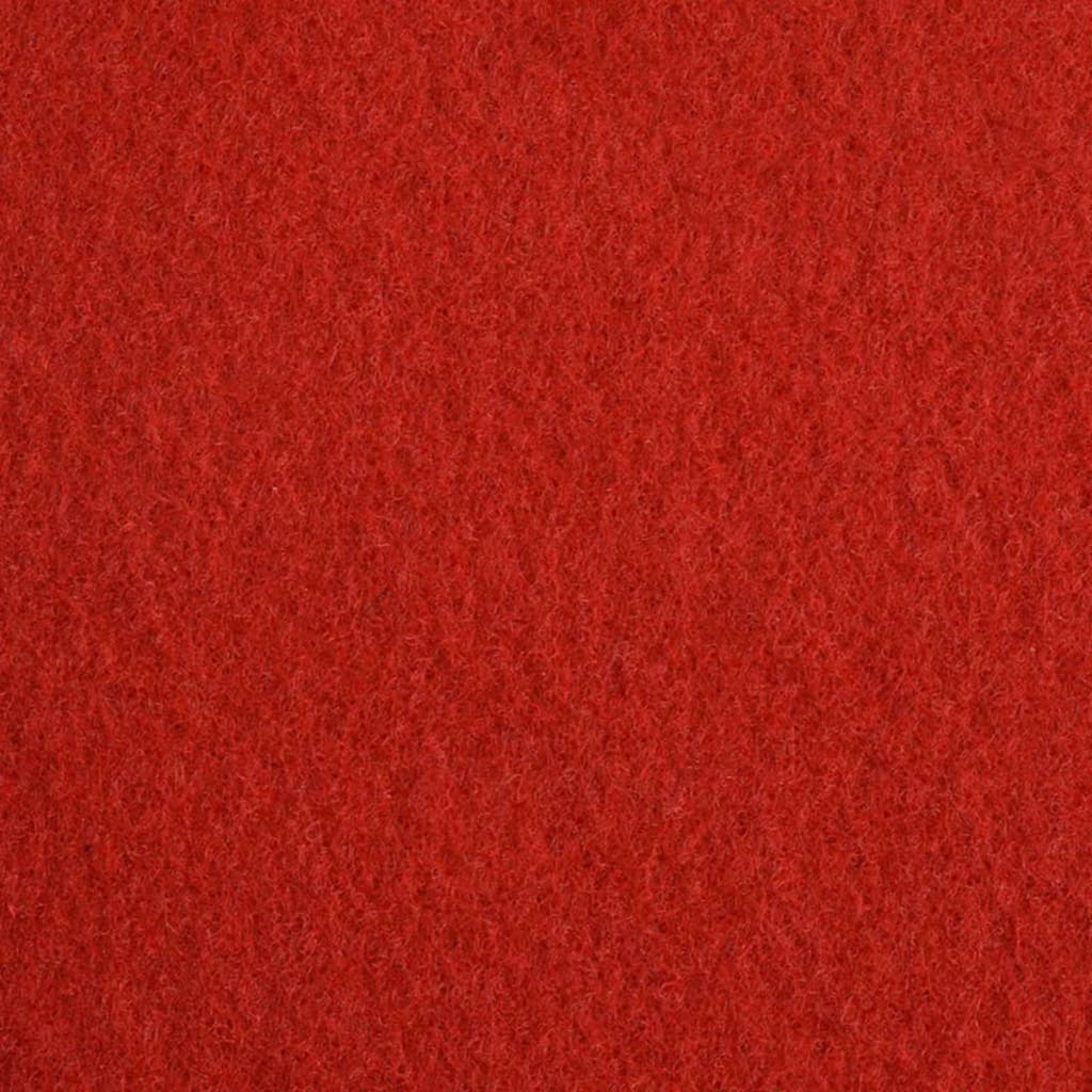Tappeto Tinta unita Rosso 1,2 x 12 m Poliestere